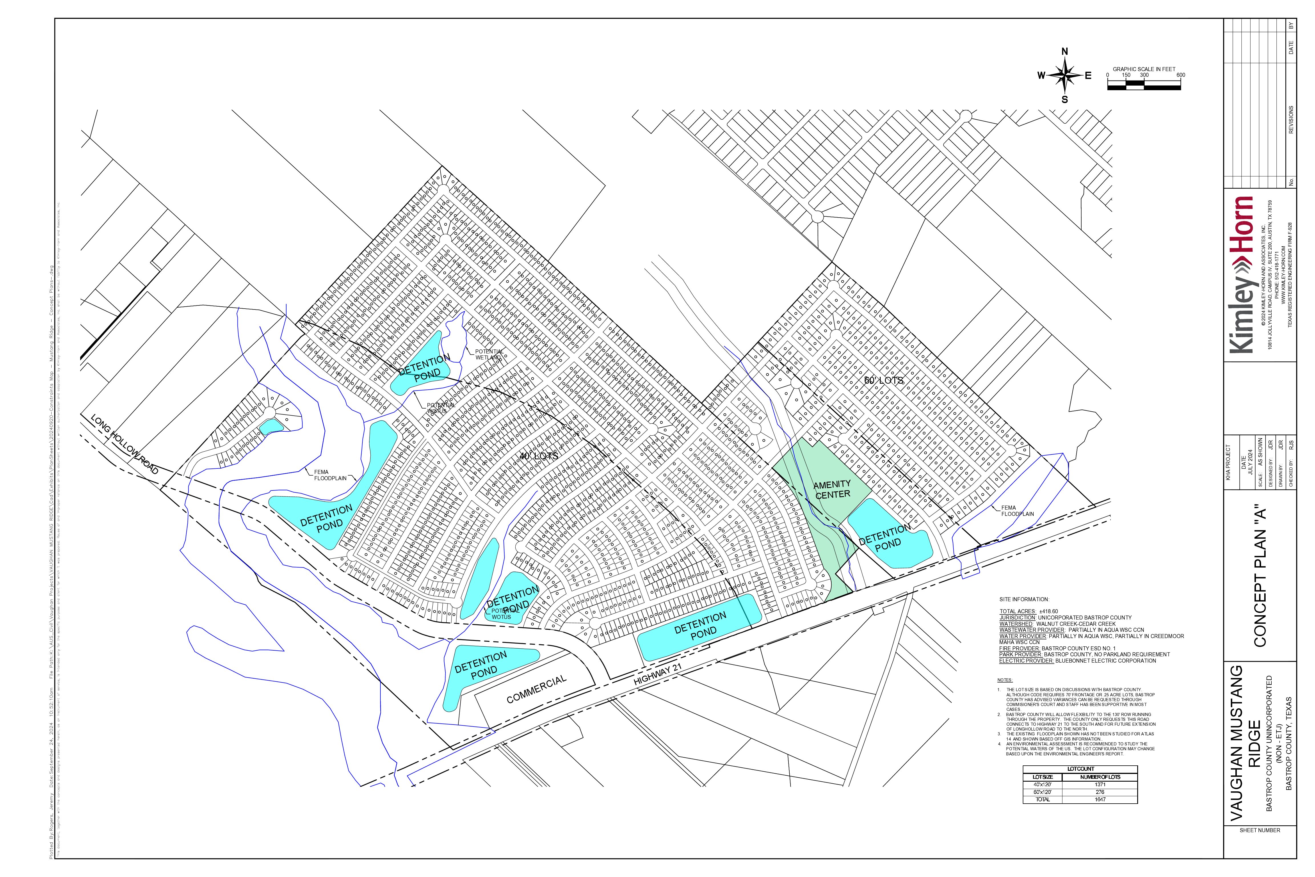 Conceptual Lot Layout